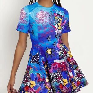 BlackMilk Great Barrier Reef Evil Tee Dress